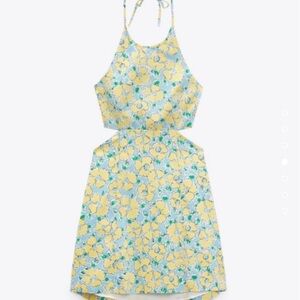 Floral Halter Dress